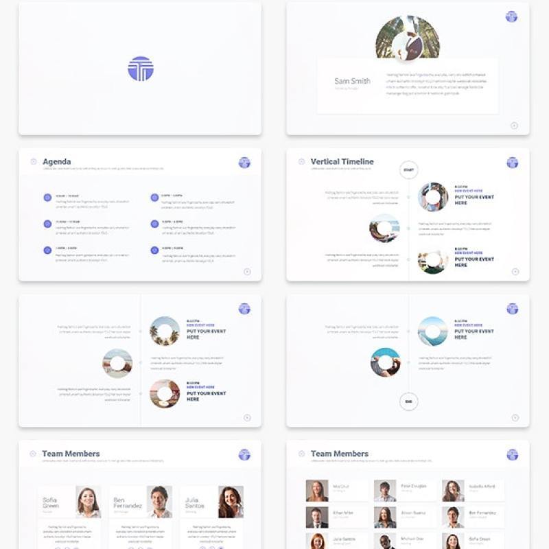 技术多用途PPT演示信息图表Tech Multipurpose PowerPoint Presentation Template