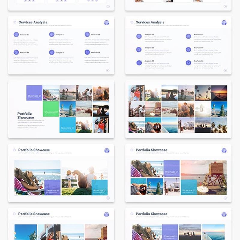 技术多用途PPT演示信息图表Tech Multipurpose PowerPoint Presentation Template