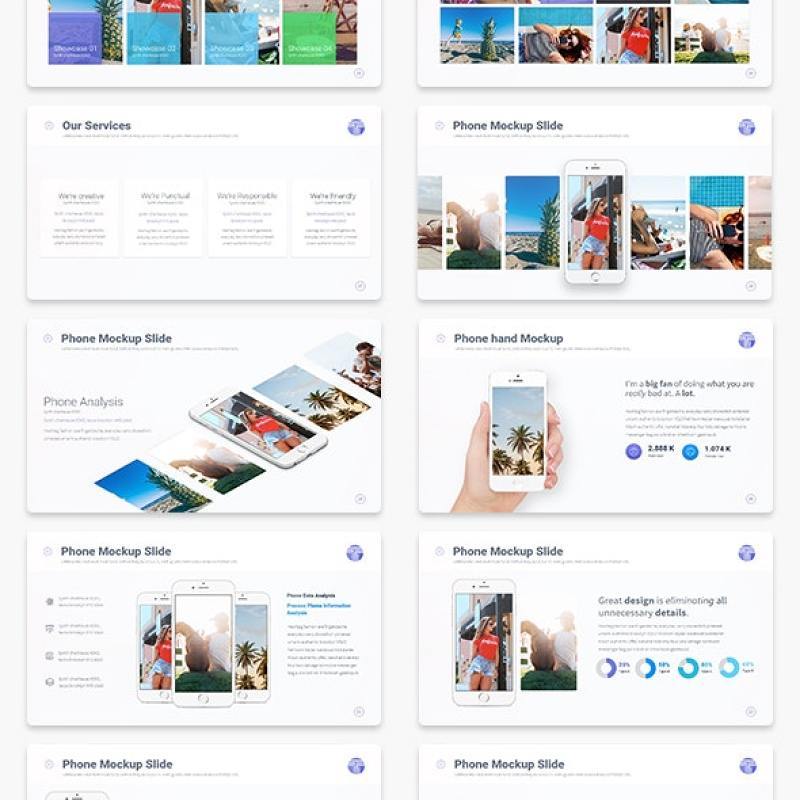 技术多用途PPT演示信息图表Tech Multipurpose PowerPoint Presentation Template
