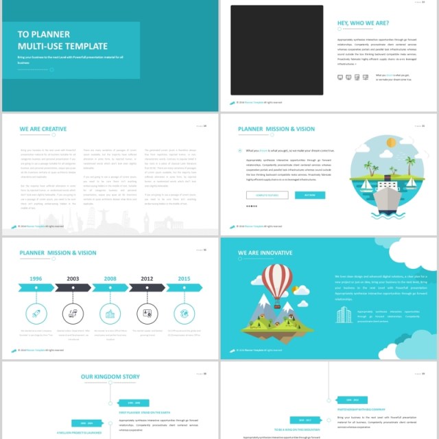 高端旅游项目计划书PPT模板信息图表Travel Powerpoint Template