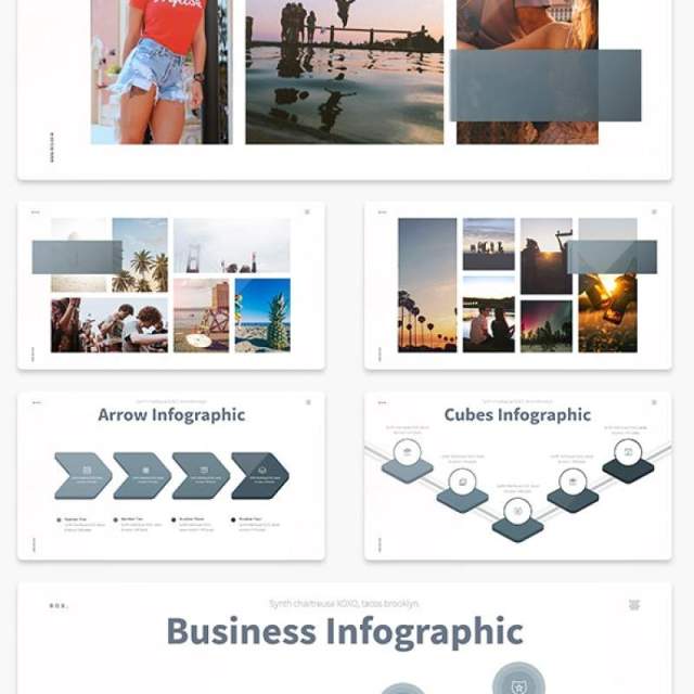 框式多用途PPT演示模板BOX Multipurpose PowerPoint Presentation Template