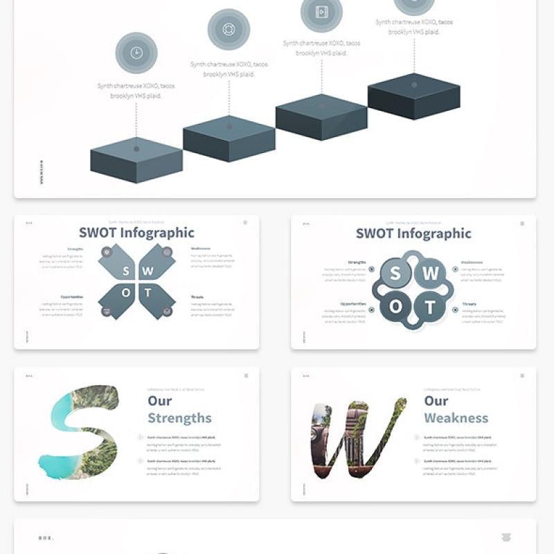 框式多用途PPT演示模板BOX Multipurpose PowerPoint Presentation Template