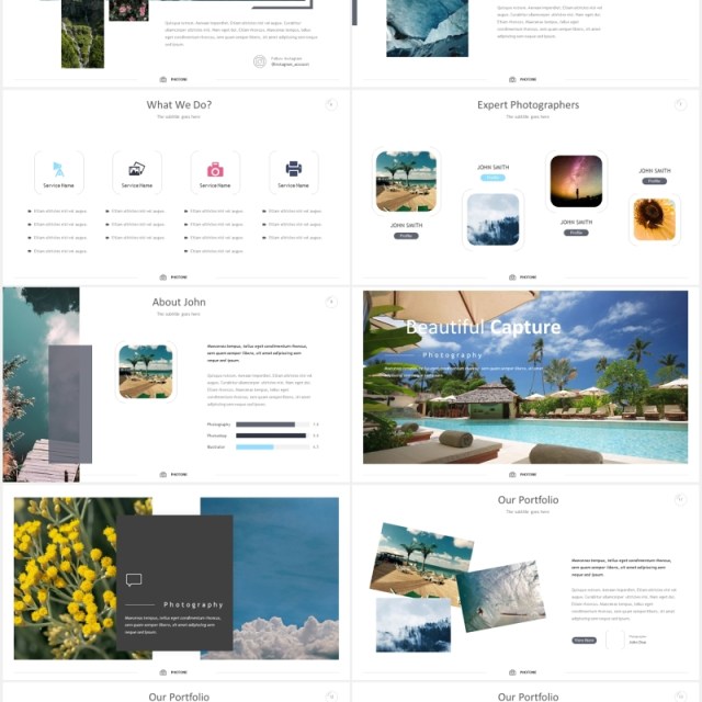 照片展示数据可视化PPT模板photone powerpoint templates 照片展示数据可视化PPT模板photone powerpoint templates