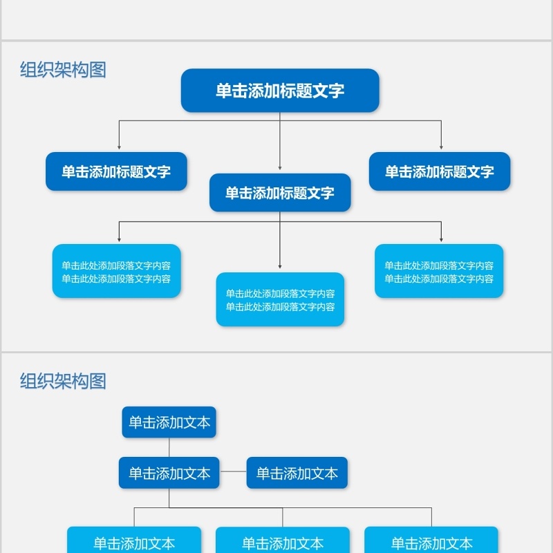 集团董事会组织架构图PPT模板