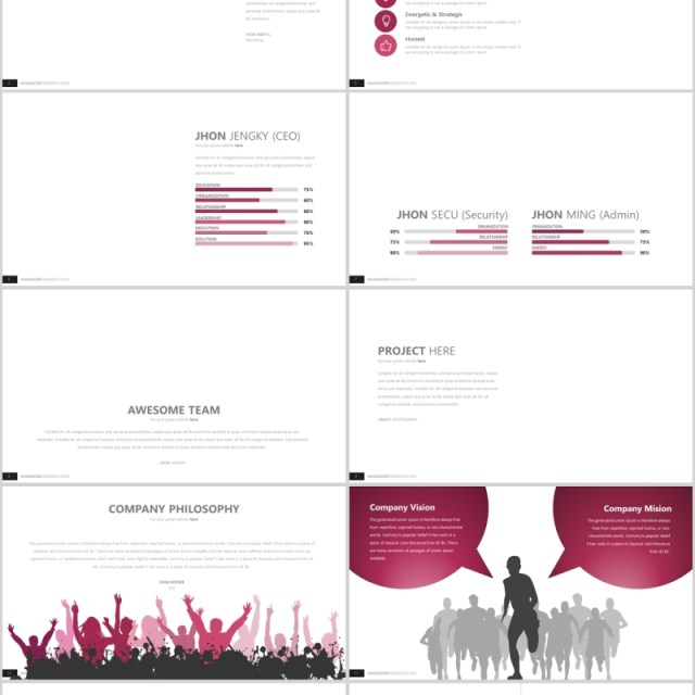 个性高端商务公司介绍PPT模板信息图表Wadimore Powerpoint 个性高端商务公司介绍PPT模板信息图表Wadimore Powerpoint