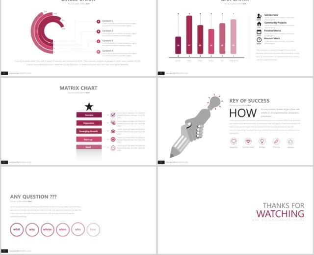 个性高端商务公司介绍PPT模板信息图表Wadimore Powerpoint 个性高端商务公司介绍PPT模板信息图表Wadimore Powerpoint