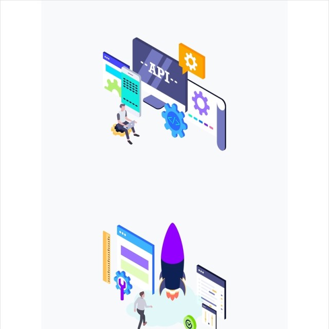 2.5D插画办公职场场景插图 2.5D插画办公职场场景插图