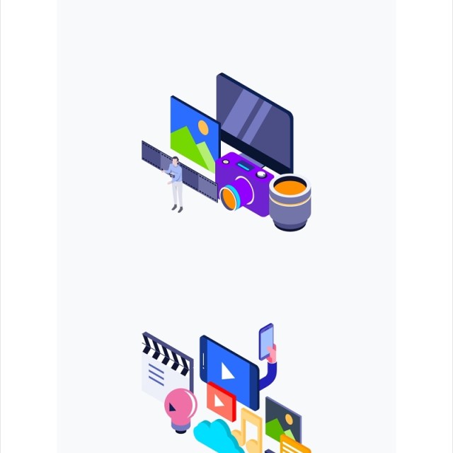 2.5D插画办公职场场景插图 2.5D插画办公职场场景插图