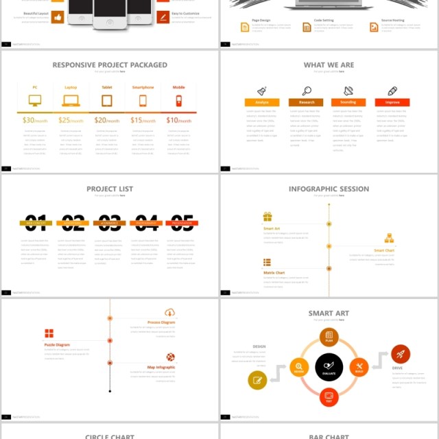 高端商务企业简介PPT信息图表模板Nastar Powerpoint