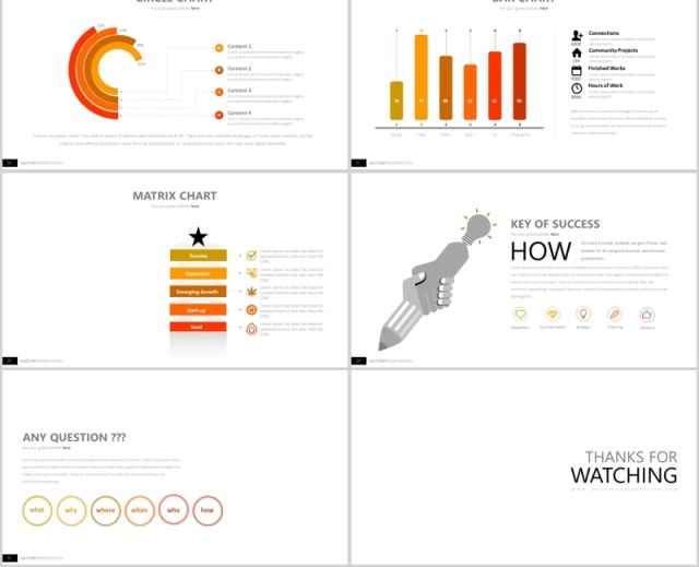 高端商务企业简介PPT信息图表模板Nastar Powerpoint