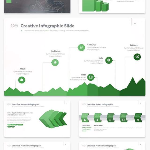 分层阶梯多功能PPT信息图表模板ELEVATOR Multipurpose PowerPoint Presentation Template