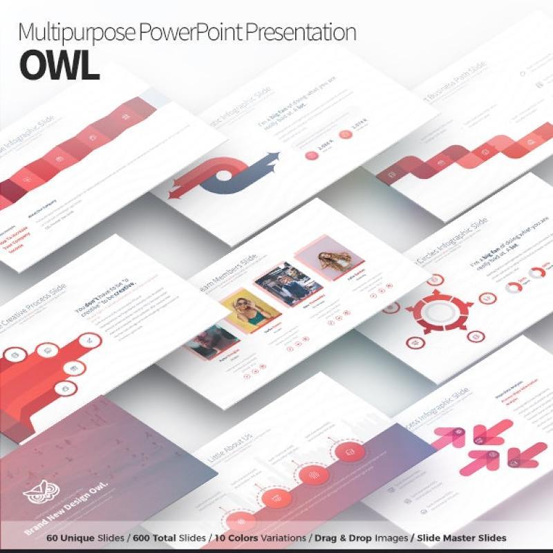 递进多用途PPT信息图表可插图排版模板Owl Multipurpose PowerPoint Presentation 递进多用途PPT信息图表可插图排版模板Owl Multipurpose PowerPoint Presentation
