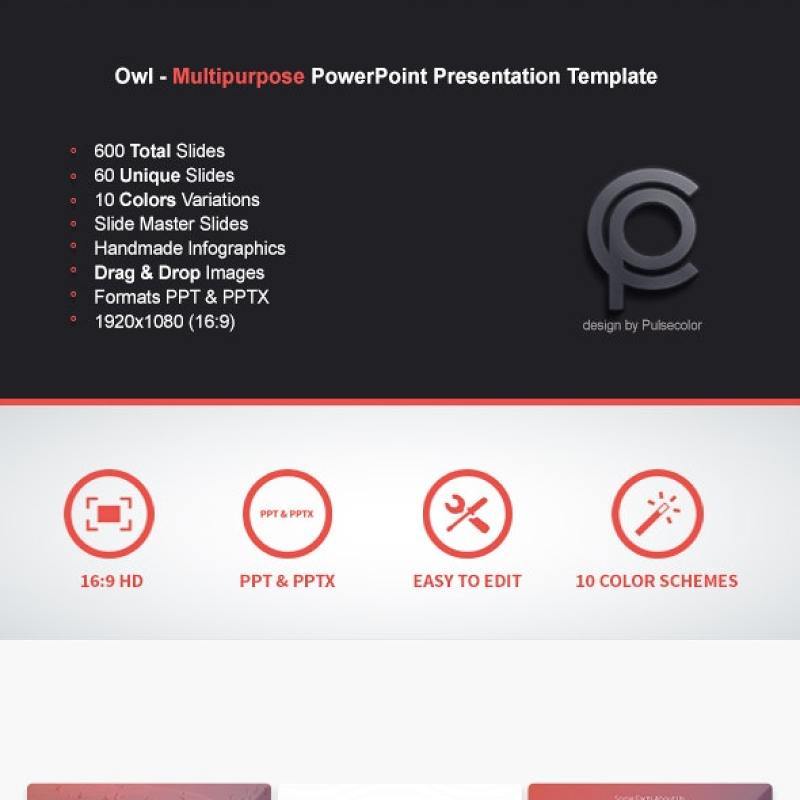 递进多用途PPT信息图表可插图排版模板Owl Multipurpose PowerPoint Presentation 递进多用途PPT信息图表可插图排版模板Owl Multipurpose PowerPoint Presentation