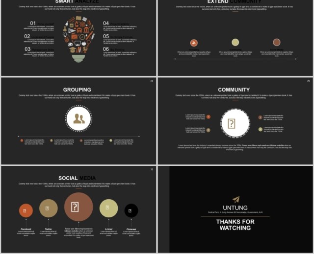 工作通用PPT版式设计信息图表模板Untung - Powerpoint Template 工作通用PPT版式设计信息图表模板Untung - Powerpoint Template