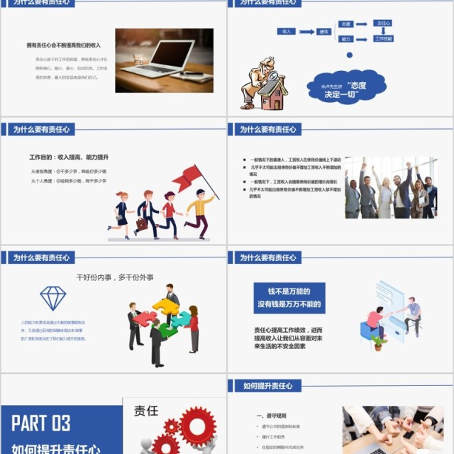 责任重于泰山提高员工责任心公司心态培训课件PPT模板 责任重于泰山提高员工责任心公司心态培训课件PPT模板