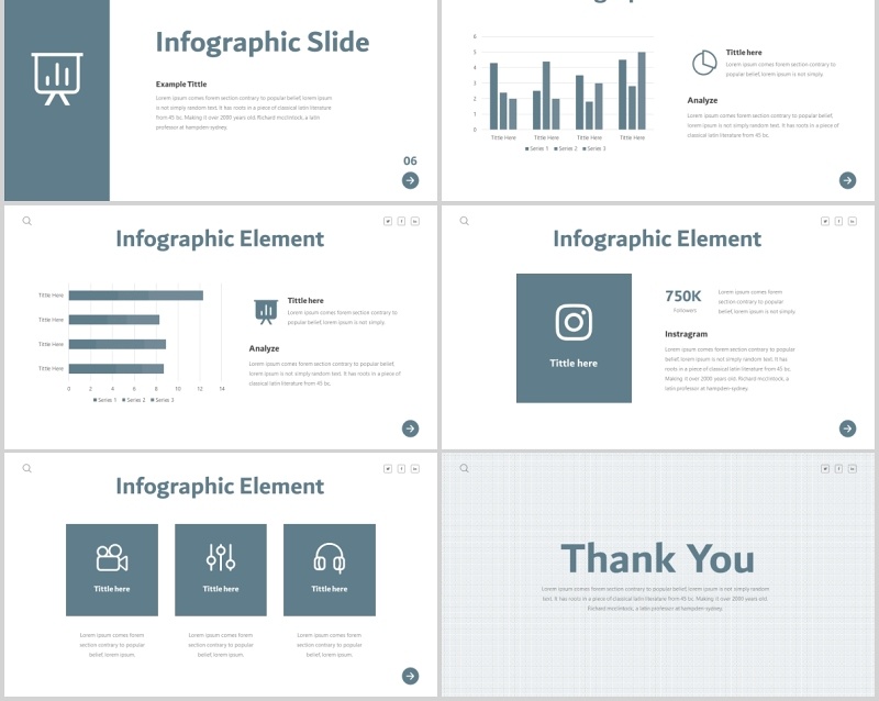 商务企业公司介绍PPT版式模板Jellopy - Powerpoint Template