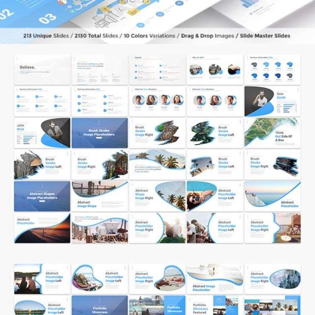 捆绑三合一多用途PPT幻灯片模板Bundle 3in1  Multipurpose PowerPoint Presentations