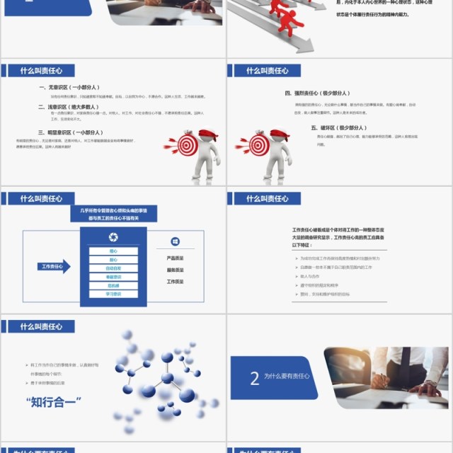 如何提高工作责任心公司培训课件员工心态PPT模板 如何提高工作责任心公司培训课件员工心态PPT模板