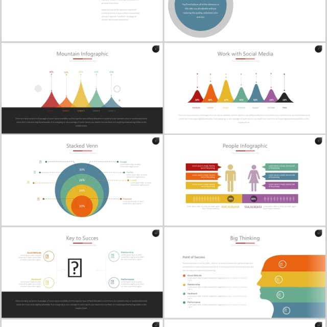 创意数字24可插图信息图表PPT图片排版模板Twenty 4 - Powerpoint Template