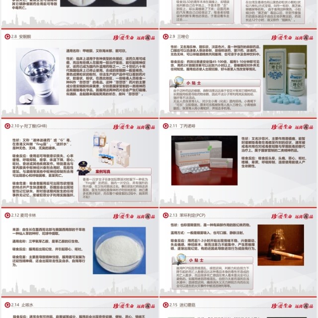 禁毒知识教育宣传课件主题PPT模板 禁毒知识教育宣传课件主题PPT模板