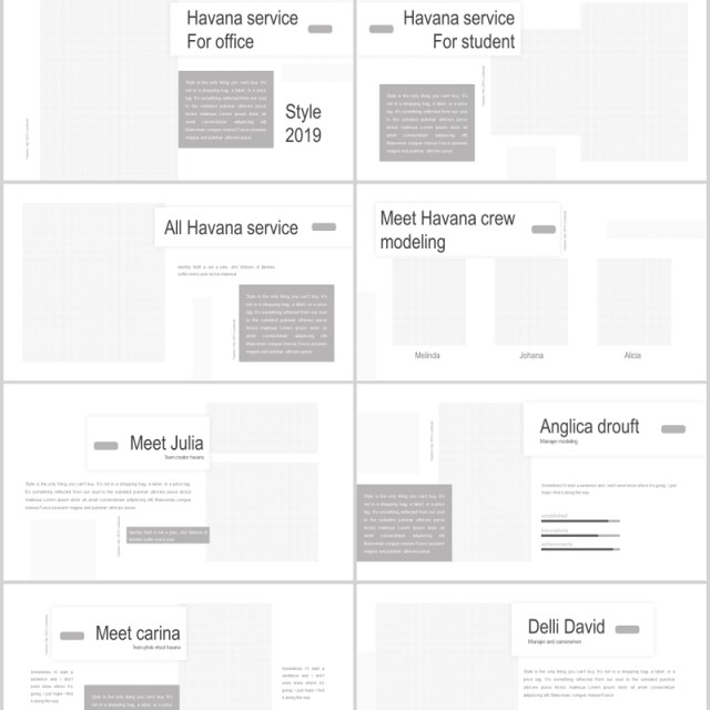 公司介绍项目团队简介PPT模板Havana Powerpoint Template 公司介绍项目团队简介PPT模板Havana Powerpoint Template