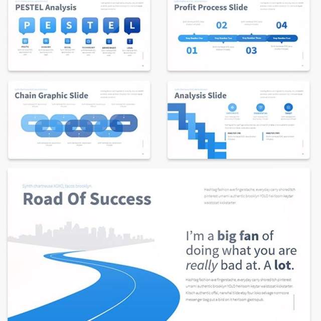 多功能图文版式PPT信息图表模板Forward Multipurpose PowerPoint Presentation Template