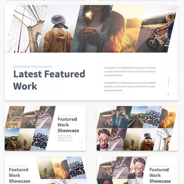 多功能图文版式PPT信息图表模板Forward Multipurpose PowerPoint Presentation Template