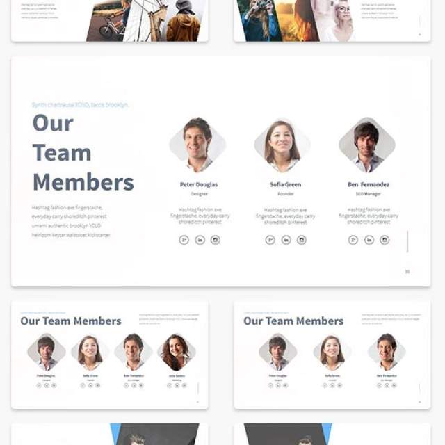 多功能图文版式PPT信息图表模板Forward Multipurpose PowerPoint Presentation Template