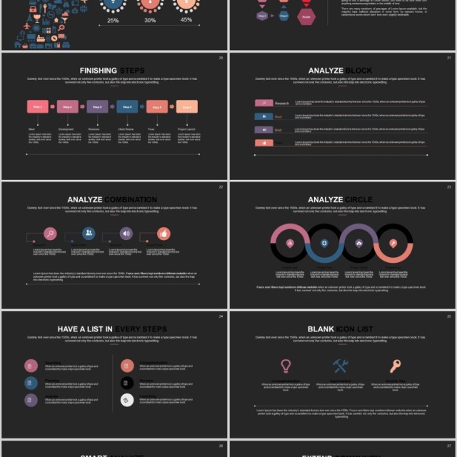 黑色商务工作汇报通用PPT信息图表模板Gamveng Powerpoint 黑色商务工作汇报通用PPT信息图表模板Gamveng Powerpoint