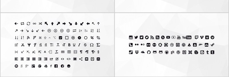 PPT矢量图标Icons大全可任意修改颜色及大小