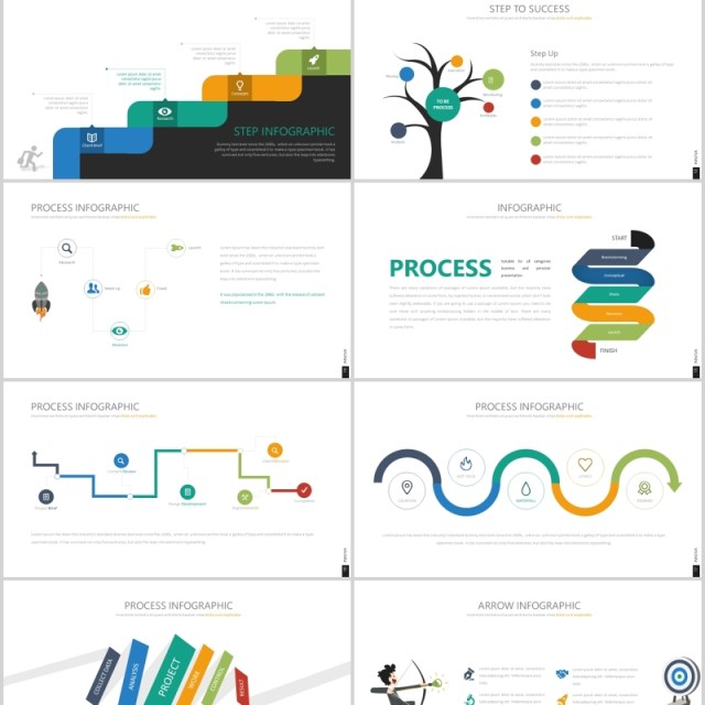 头脑风暴创意思维流程关系图表PPT可插图模板INNOVA Powerpoint 头脑风暴创意思维流程关系图表PPT可插图模板INNOVA Powerpoint