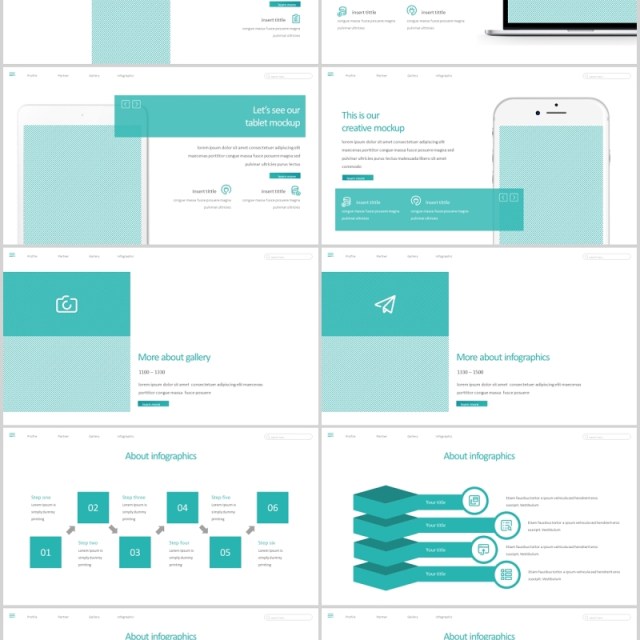 商务公司简介企业宣传PPT版式模板设计Jure - Powerpoint Template