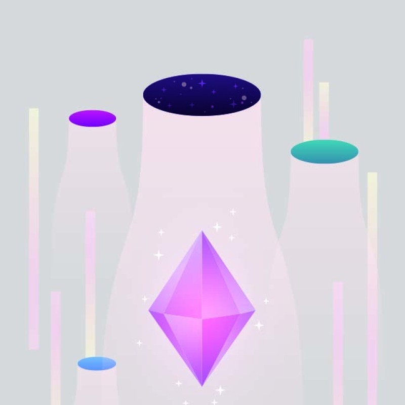 女性女孩梦幻梦想人物插画AI矢量素材67