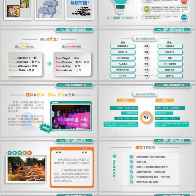 彩色微粒体企业培训怎样打造团队凝聚力PPT模板 彩色微粒体企业培训怎样打造团队凝聚力PPT模板