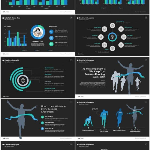 商业高端企业项目计划书展示PPT模板slides elite powerpoint template