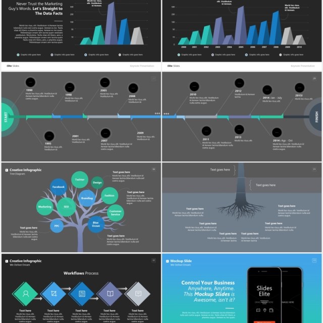 商业高端企业项目计划书展示PPT模板slides elite powerpoint template