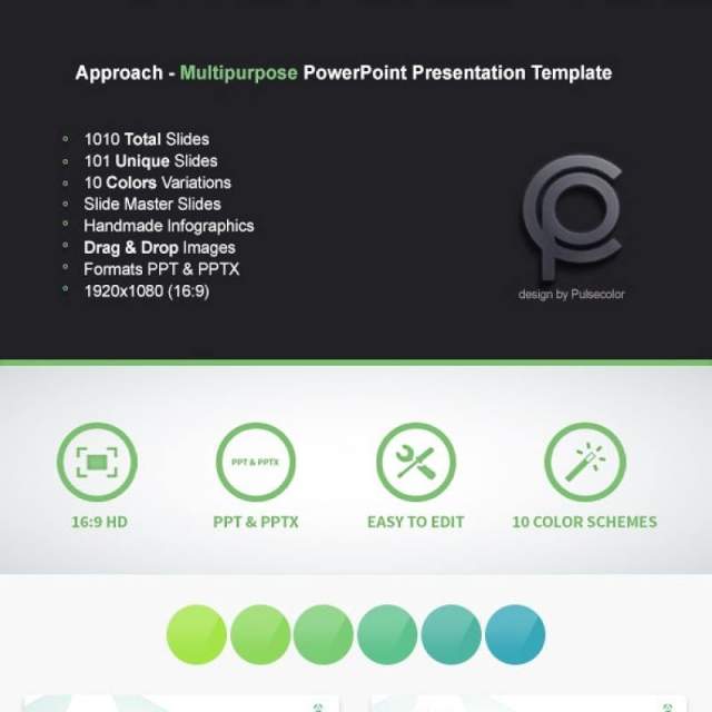 接近多用途PPT演示模板Approach Multipurpose PowerPoint Presentation Template