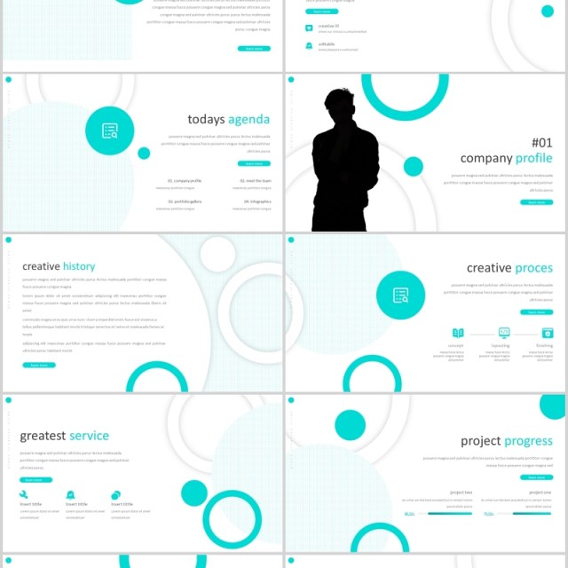 简洁个人简历公司介绍PPT模板Blanc Powerpoint Template 简洁个人简历公司介绍PPT模板Blanc Powerpoint Template