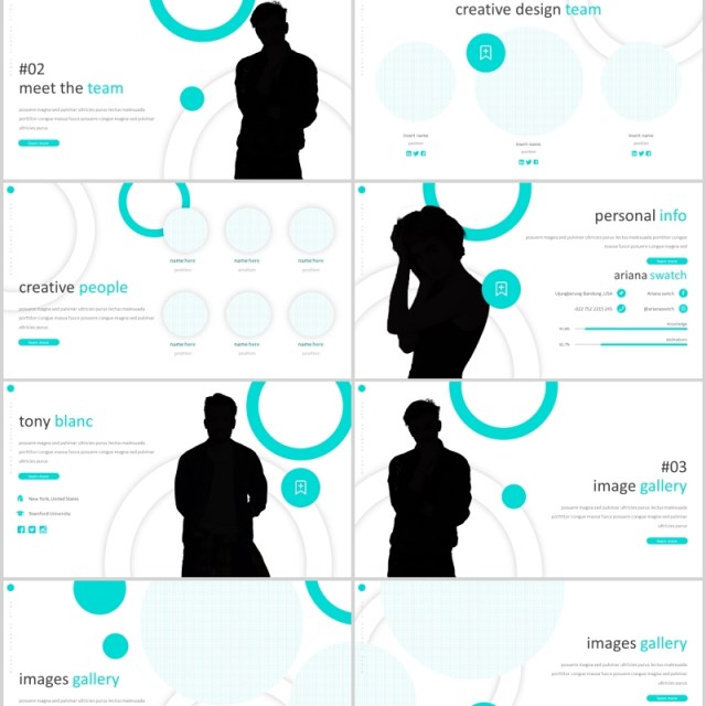 简洁个人简历公司介绍PPT模板Blanc Powerpoint Template 简洁个人简历公司介绍PPT模板Blanc Powerpoint Template