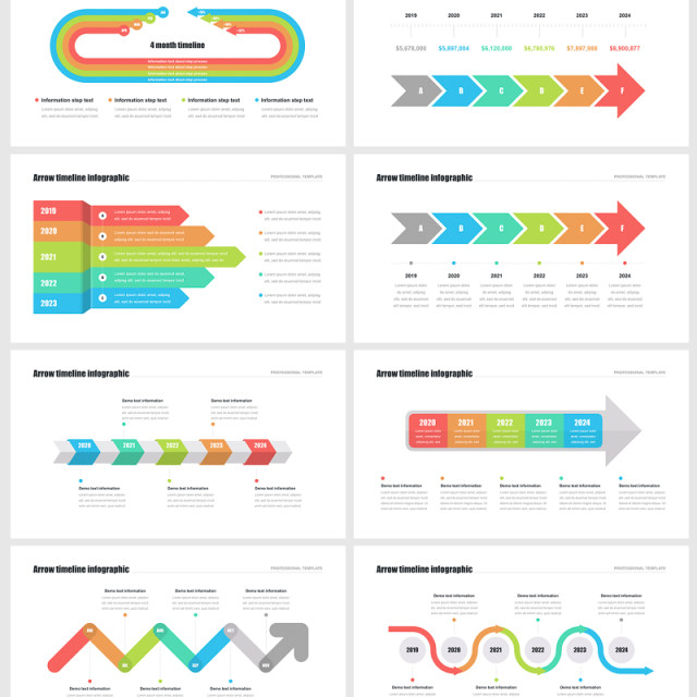 时间轴箭头PPT模板演示 timeline arrows templates for powerpoint 时间轴箭头PPT模板演示 timeline arrows templates for powerpoint