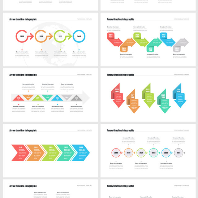 时间轴箭头PPT模板演示 timeline arrows templates for powerpoint 时间轴箭头PPT模板演示 timeline arrows templates for powerpoint