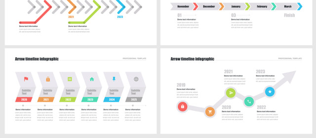时间轴箭头PPT模板演示 timeline arrows templates for powerpoint 时间轴箭头PPT模板演示 timeline arrows templates for powerpoint