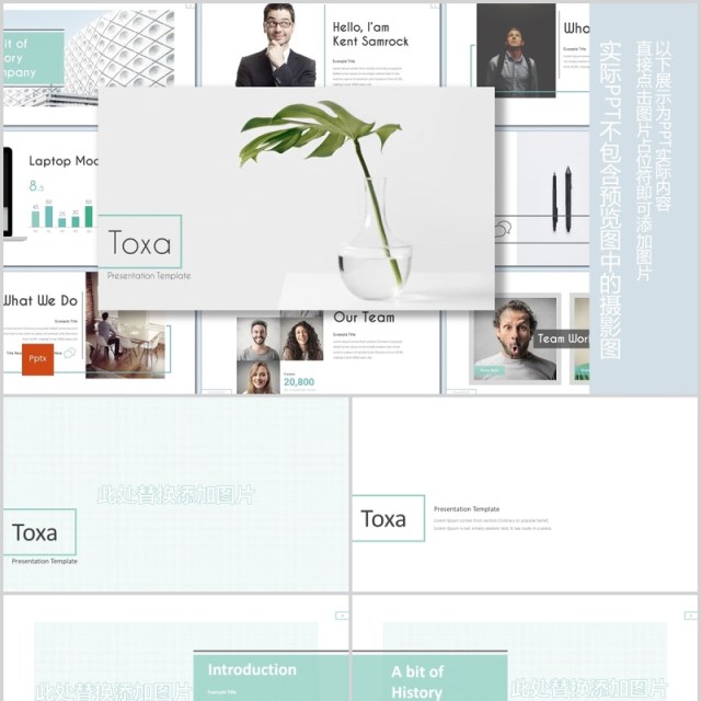 公司简介通用PPT模板Toxa powerpoint template 公司简介通用PPT模板Toxa powerpoint template