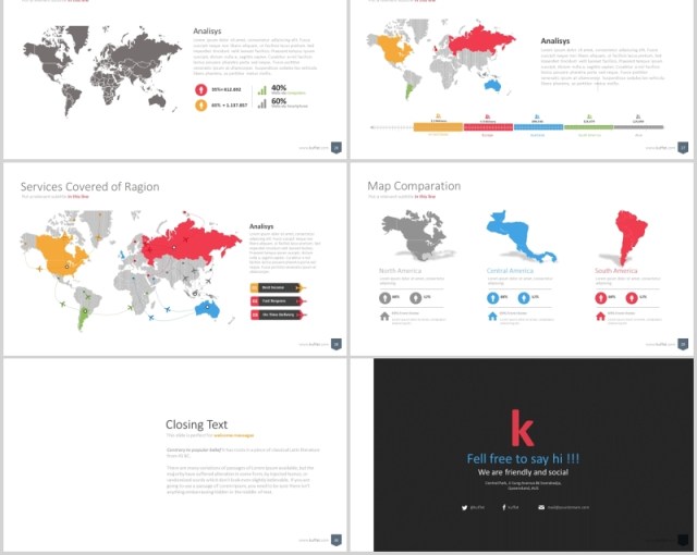 创意项目计划安排表单服务列表流程图PPT可插图素材Kuffat Powerpoint