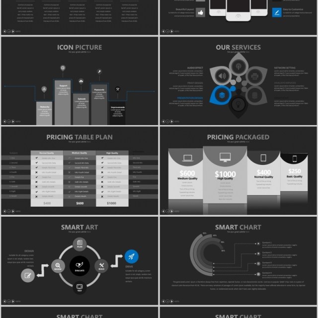 市场运营策划工作汇报PPT信息图表模板VISTTO Powerpoint