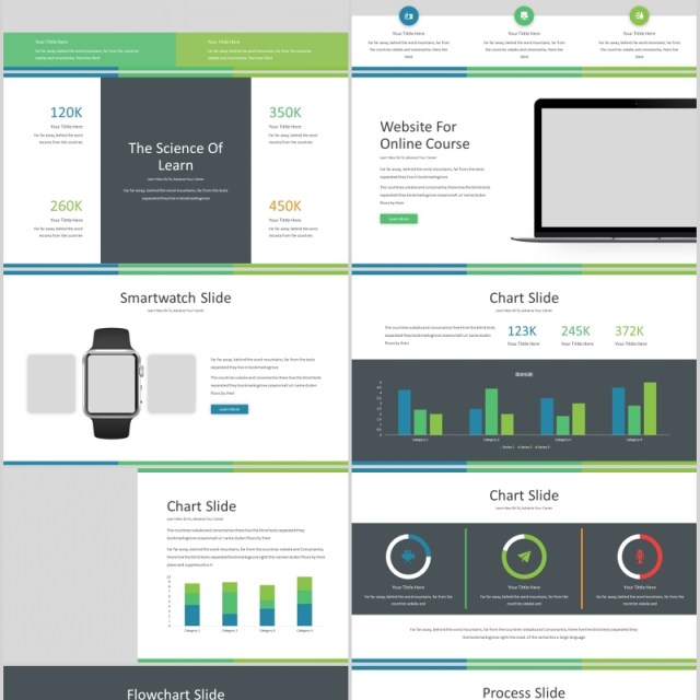 绿色教育PPT图片排版模板iEduca - Education Powerpoint Template 绿色教育PPT图片排版模板iEduca - Education Powerpoint Template