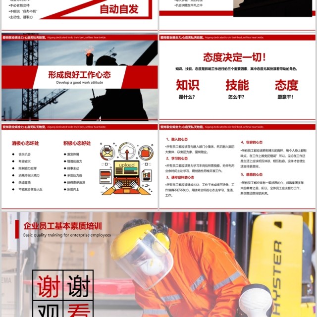 企业管理员工心态培训爱岗敬业与责任心PPT模板 企业管理员工心态培训爱岗敬业与责任心PPT模板