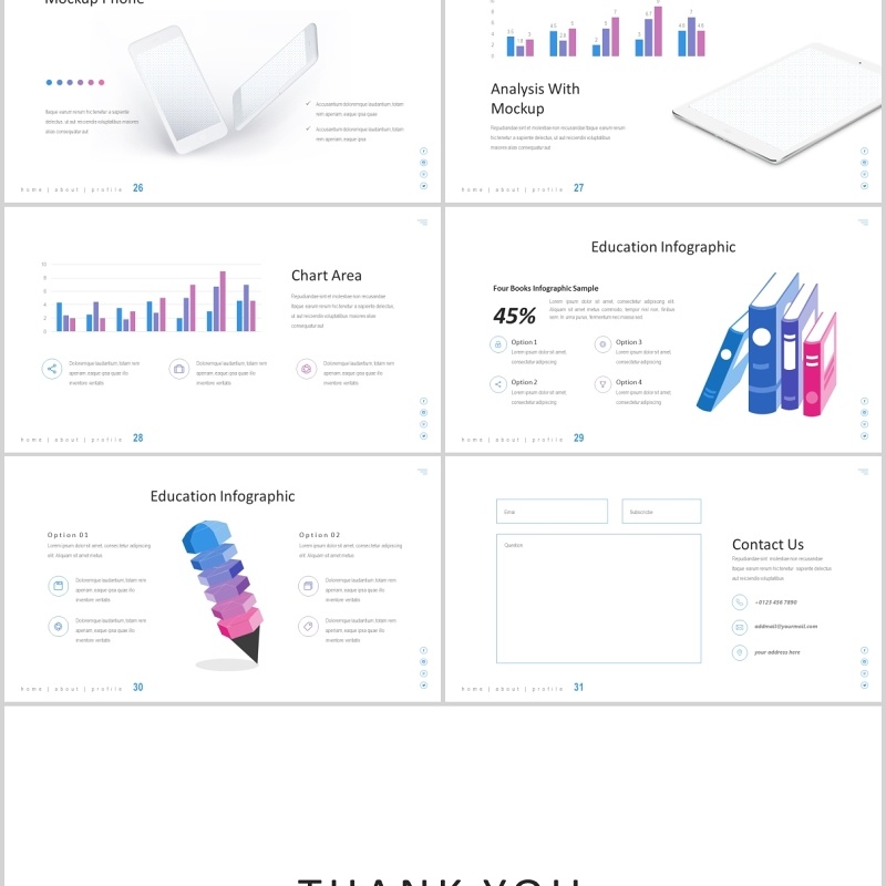 教育通用PPT图片排版模板Universal - Education Powerpoint Template