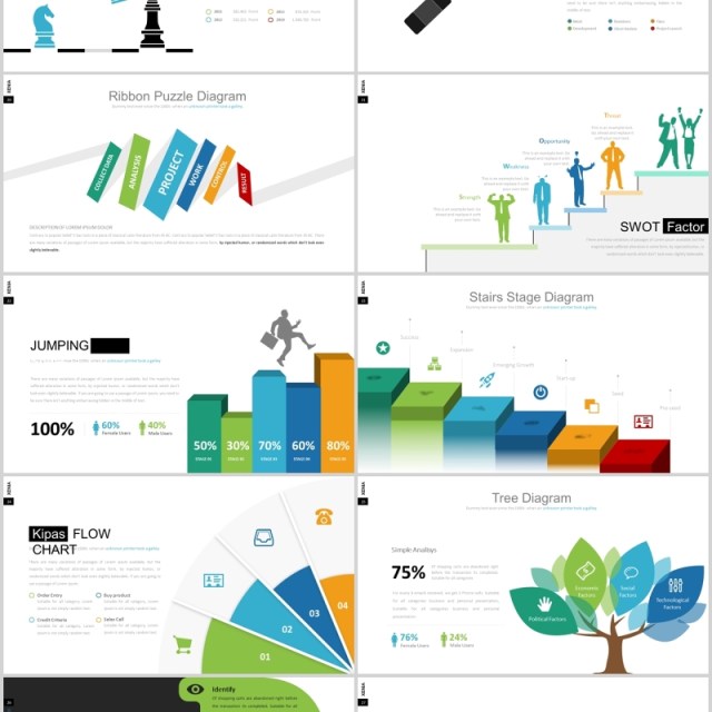 创意互联网社交媒体信息图表PPT可插图模板XENIA Powerpoint 创意互联网社交媒体信息图表PPT可插图模板XENIA Powerpoint