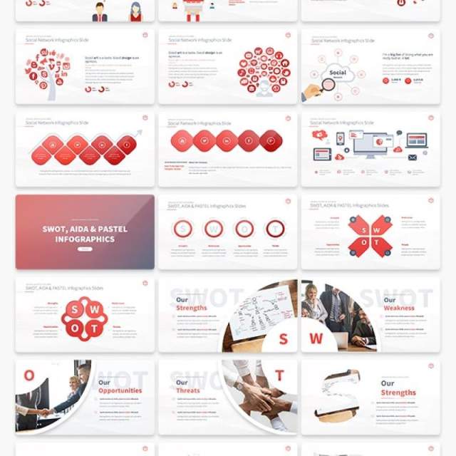 多用途PPT信息图表模板Cubex Multipurpose PowerPoint Presentation